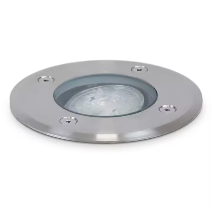 Novolux Lighting - Empotrable de Suelo BORA - Uso Exterior - GU10 - LED 3,5W - IP67 - Aluminio - Redondo - ø12 - Inox AISI 316 - Exterior - Iluminación Exterior - Diseño Clásico - 1