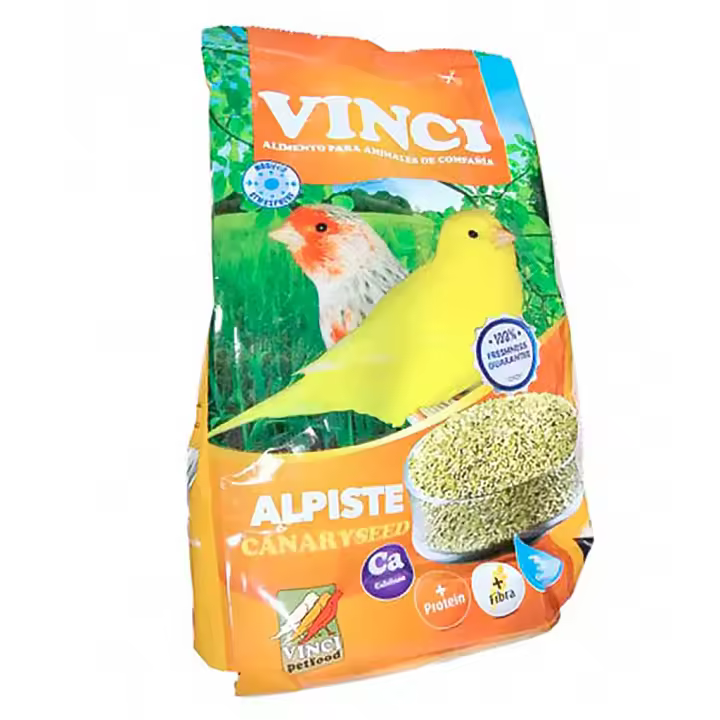 Vinci, Alpiste para Pájaros, 1kg, 5kg, Semillas Alpiste para Canarios y fringílidos. - 1