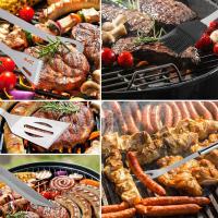 Set de utensilios de barbacoa de aluminio, accesorio profesional de barbacoa, perfecto juego de cubiertos de barbacoa gratis para hombres AD regalo de cumpleaños (5 piezas) - details 3