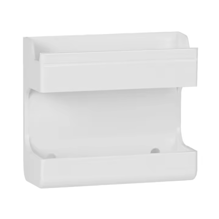 Estante Multifuncional Para Almacenamiento De Teléfonos Móviles 1 Pieza Caja De Almacenamiento Para Control Remoto Montada En La Pared Organizador Plástico Para El Hogar - 1