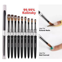 Cepillo De Uñas Kolinsky Sable 1PC Para Gel UV Acrílico Dibujo De Uñas Pincel Para Polvo Líquido Y Carving Pen DIY - details 13