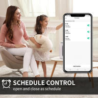 Motor De Cortina Inteligente Tuya WiFi/Zigbee Con Control Remoto RF Y APP Voz Control Para Alexa Google Assistant SmartThings - details 4