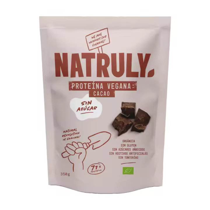 Natruly Proteína Vegana Cacao 5350g – Completa, Digestiva y Deliciosa - 1