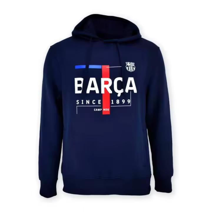 Hoodie Sudadera Fútbol Club Barcelona con gorro capucha tallas infantil producto oficial Barça 5002HTXP - 1