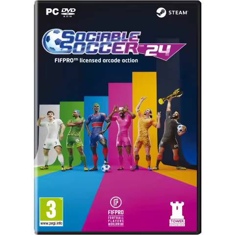 Sociable Soccer 24 Juego para PC, Ordenador, Portatil - 1