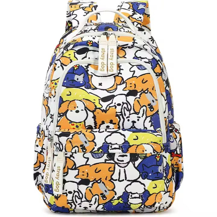 Mochila para Niña con estampado de perro para Niños, Niños, Estudiantes de Primary, Bolsa de bibliotecas, mochilas escolares para estudiantes - 1