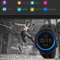 Reloj Deportivo Digital Para Hombre Con Pantalla Luminosa Impermeable Multifuncional Militar Reloj De Pulsera Con Alarma Y Cronómetro - details 5
