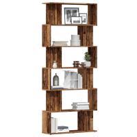 vidaXL Estantería madera de ingeniería madera envejecida 80x24x192 cm - details 0