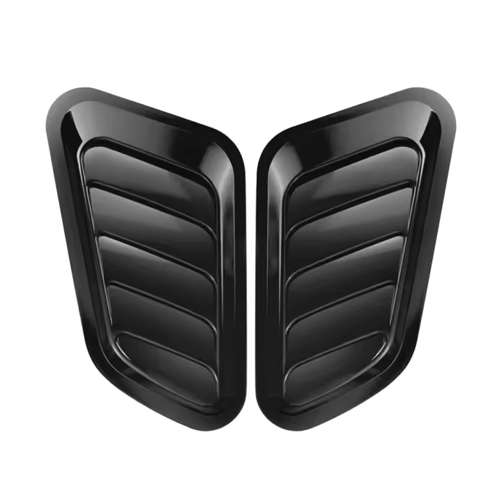 2PCS Adornos De Fibra De Carbono Para Maletero De Coche Decoración De Flujo De Aire De Adhesivos Para Ventosa Del Maletero Accesorios Para Coches - 1
