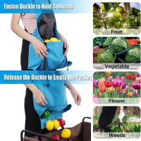Bata De Trabajo Con Gran Bolsillo Para Jardinería Y Cosecha Bata De Mano Con Mochila Herramientas De Almacenamiento Y Organización Material Oxford - details 0