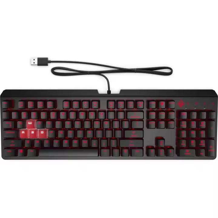 Teclado hp encoder omen sistema anti - ghosting - 1