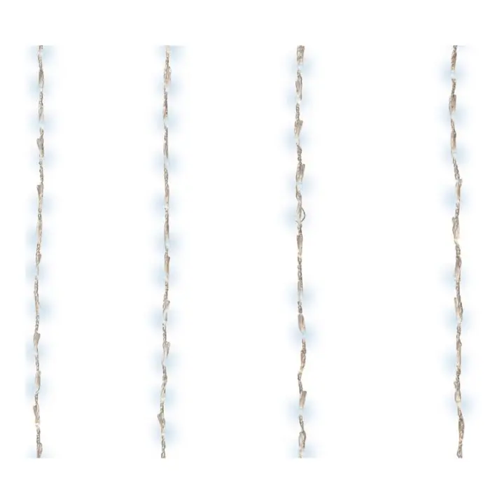 Cortina LED para Balcón Exterior Blanco Frío 200x100cm-220l EDM 71256 - 1