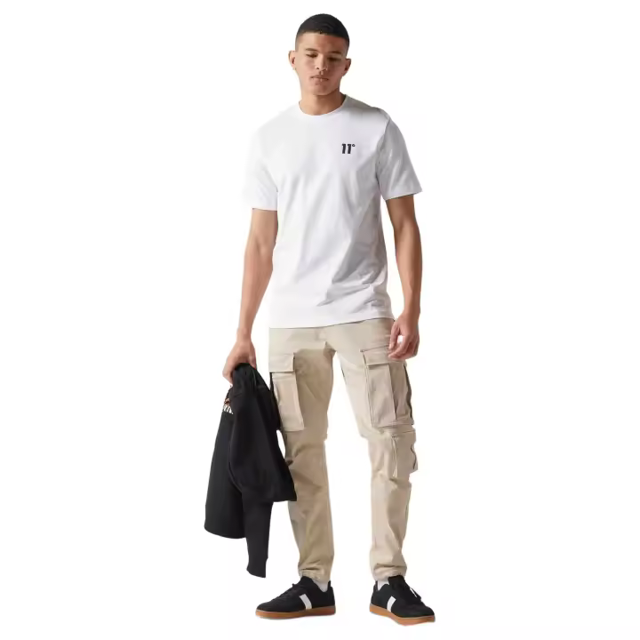Camiseta de Manga Corta 11 Degrees  para hombre en color blanco - 1