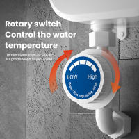 Calentador de agua instantáneo para ducha 3500W, calentador de agua caliente pantalla Digital, Con kit de ducha, para casa de campo, Hotel - details 3