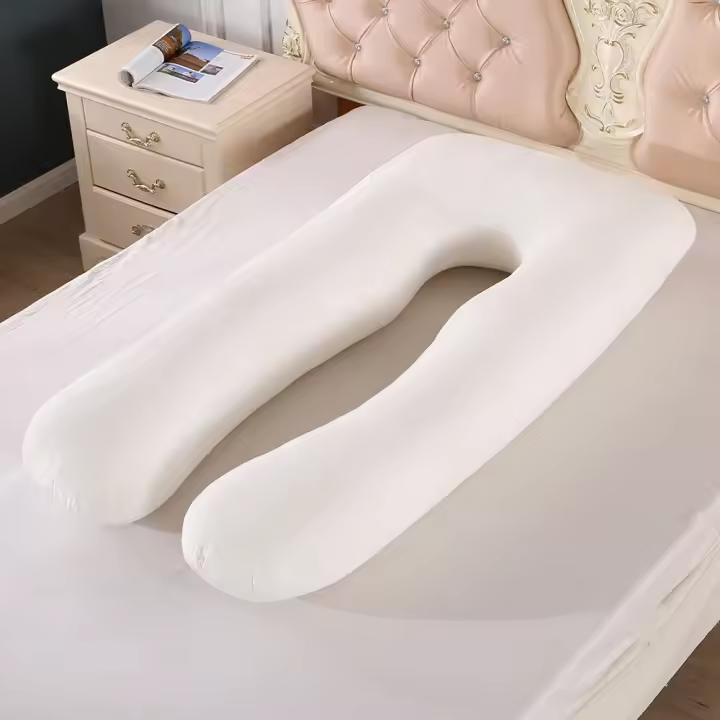 Almohada U De Gravida De Fleece Suave Para Embarazadas Multi Función Protección Lateral Cojín Lumbar Para Mujeres Embarazadas - 1