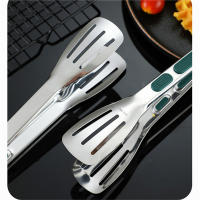 Pinzas De Alimentos Antideslizantes De Acero Inoxidable Para Barbacoa Hervir Salada Y Pan Herramientas De Cocina Accesorios De Buffet - details 1