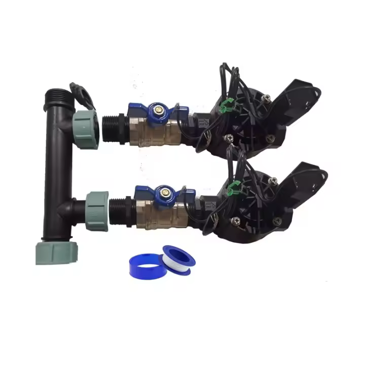 RAIN BIRD Sistema de Riego Automático para jardin de 2 zonas con Electroválvula Rain Bird HV 1" 24v. Uso con Programadores Eléctricos - 1