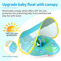 Anillo de natación para bebés Swimbobo, anillo de natación para niños, anillo de natación para axilas, protección solar, bola flotante azul - details 0