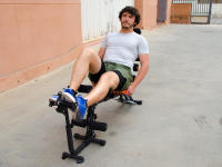 Bonplus BP  Wonder Master Bike  Banco Ajustable  Banco de Musculación  Banco Inclinable  Musculación  Entrenamiento Core  Entrenamiento Abdominales  Abs Training  22 Ejercicios en 1  Incluye Pedales  Fitness - details 2