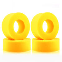 RS 4PCS Neumáticos De Goma Para RC Crawler 1:10 TRX4 Axial SCX10 II 90046 Gen8 Redcat 118*45mm 1.9" Mud Grappler Rojos - details 11