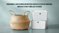 Confortime - Caja de Ordenación Multiusos con Tapa 35x26x16cm, Compartimentos Modulares - Versátil y Duradera - details 2