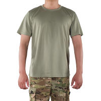 Camiseta Táctica Para Hombre MEGER Quick Dry Camiseta De Gimnasio Con Cuello Redondo Manga Corta Talla Grande Hasta 4XL Casual - details 22