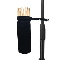 Bolsa De Tubo Para Palillos De Batería Negra Estuche Cilíndrico De Oxford Resistente Con Clip Metálico Accesorios De Percusión - details 16