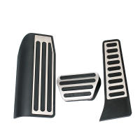 Cubierta De Pedales De Freno Y Combustible En Acero Inoxidable Para Land Rover Range Rover HSE Vogue L323 L322 2005-2012 Accesorios - details 0