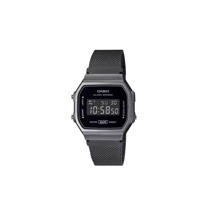 Reloj Casio Vintage A168WEMB-1BEF Negro 7 Años Batería - 1