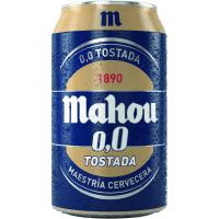 cerveza Mahou 0,0 Tostada Cerveza Lager Refrescante Ligera y Suave 0.0% Vol Alcohol 2caja*12*330ml - details 0