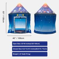 Carpa Espacial Para Niños Pop up Gran Espacio Juguete De Playa Pretendida Para Interior Y Exterior Para Niños Y Niñas - details 4