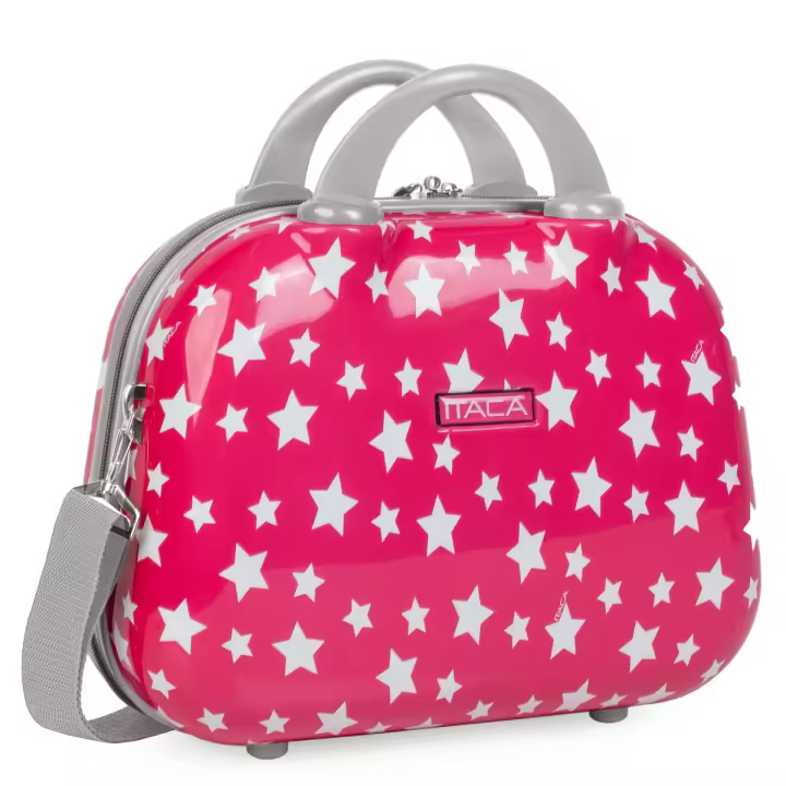 Neceser Mujer Y Infantil PC Policarbonato Neceser Viaje De Calidad Rígido Con Asa Superior Y Correa Ajustable Para El Hombro Elegante Para Mujer Y Niña Marca De ITACA - 1