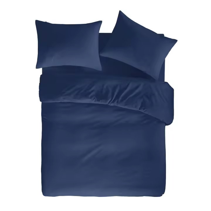 NAF NAF - Funda nórdica de algodón 144 hilos CASUAL  azul marino/azul 140x200cm - 1