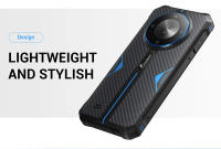 FOSSiBOT F105 Smartphone Resistente, Pantalla HD+ de 6.745 pulgadas, Batería 10300 mAh, 12 GB RAM + 64 GB ROM, Cámara 20 MP + 8 MP, Dual SIM 4G, Chipset Octa-core, Sistema Android 14, Desbloqueado / Reconocimiento Facial / OTG / GPS, IP68/IP69K - Negro - details 3