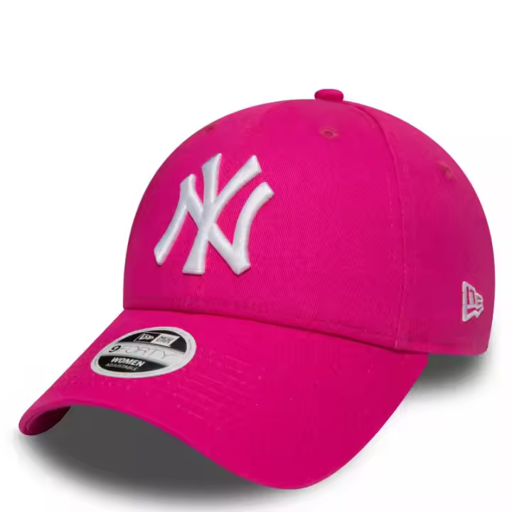Gorra Curva Chica New Era 9Forty Ny Yankees Dark Pink - 1