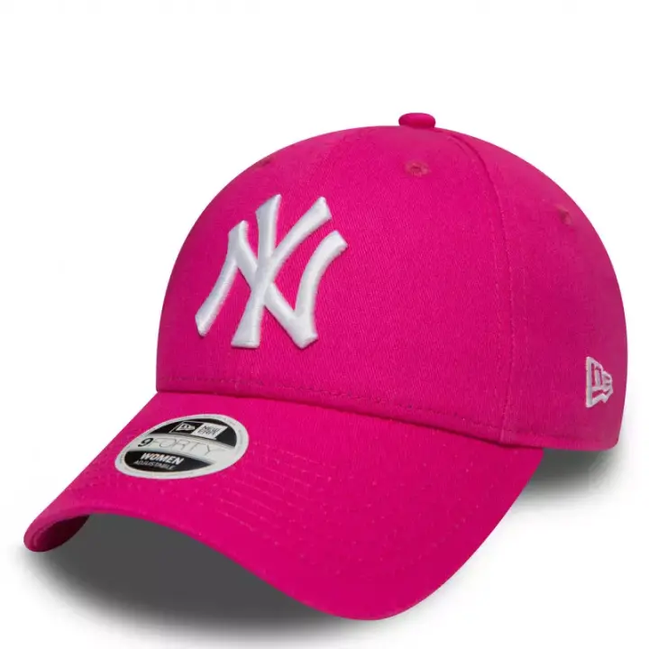Gorra Curva Chica New Era 9Forty Ny Yankees Dark Pink - 1