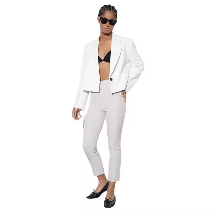 Trendyol Gray Cigarette Woven Trousers Twoss20Pl0075 - 1