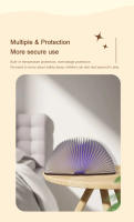 Lámpara De Lectura Creativa LED En Madera Con Luz Plegable USB Decoración De Habitación Para Niños Regalo De Cumpleaños Y Vacaciones Luz Nocturna Para Dormitorio - details 1