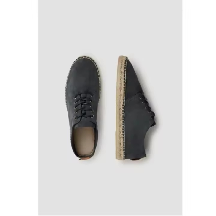 Zapatillas Pompeii Azul Higby Jute Suede Nassau - 1