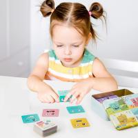 Juego Interactivo De Construcción De Cubos De Madera Con Expresiones Emocionales Juguetes Montessori Para Niños Y Niñas Educativos Para Aprendizaje De Emociones - details 1