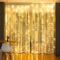 Guirnalda De Luces LED Para Ventanas 6x3M/3x3m Con Control Remoto Y Alimentación USB Decoración Navideña Para Hogar Y Jardín - details 3