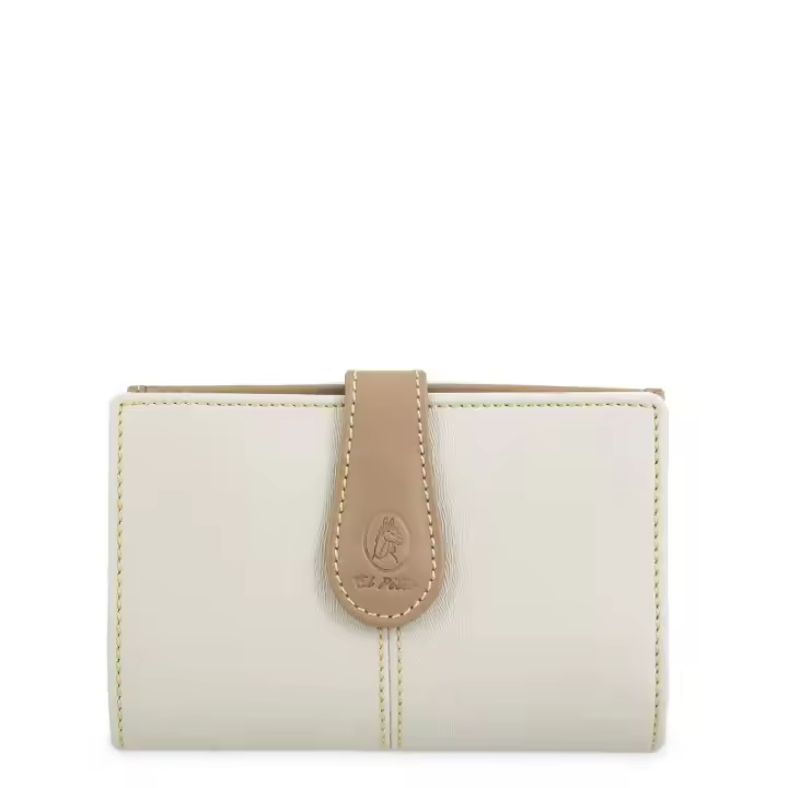 EL POTRO: CARTERA MUJER MEDIANA DE LONA Y PIEL 14 CM. 4531-BASE-BEIGE El Potro - 1