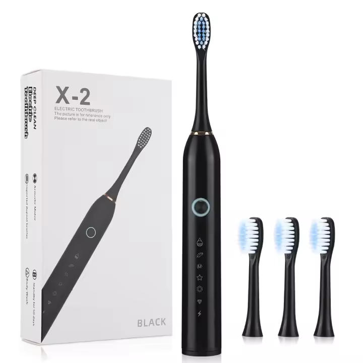 Cepillo De Dientes Eléctrico Con 6 Modos De Limpieza Dental Cuidado De Los Dientes Impermeable IP67 Recargable Por Tipo-C Para Adultos - 1