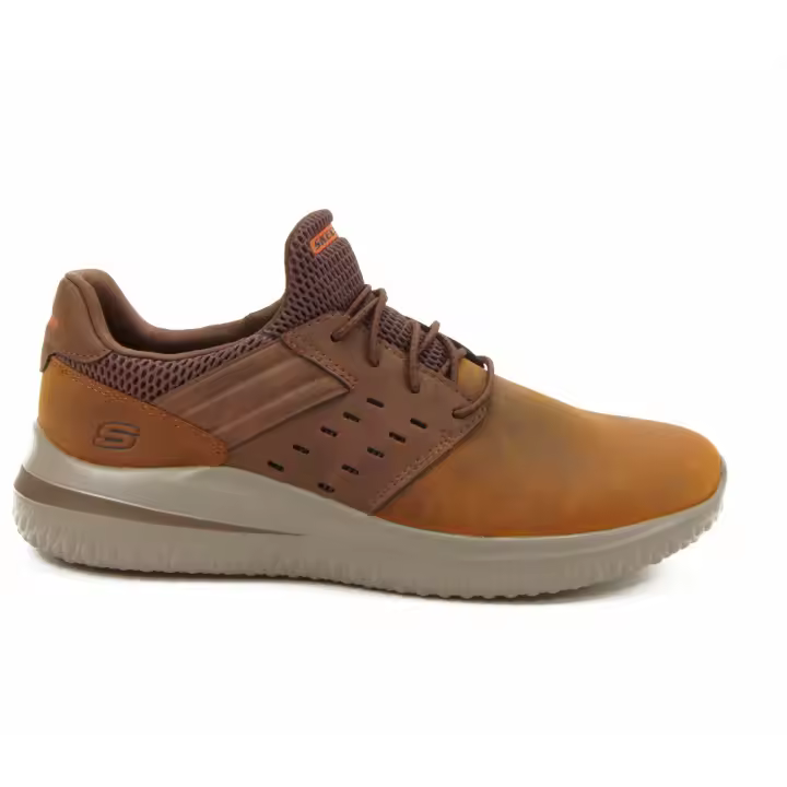 Skechers mod. 210308 zapato sport para hombre en engrasado, cordones - 1