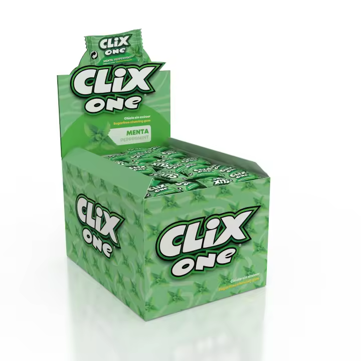 Estuche 200u Clix One Menta chicle sin azúcar - 1