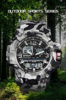 Reloj De Pulsera Militar SANDA Camuflaje Estilo G LED Digital Resistente Al Agua Deportivo Casual Para Hombres Con Función De Stop Watch Y Luz Lumínica - details 6