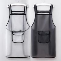 Delantal De Cocina Impermeable Y Transparente Resistente Al Aceite Para Hombres Y Mujeres Accesorios De Hornear Para BBQ Restaurante Y Cafe - details 2