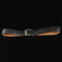 Cinturón De Cuero Genuino Para Hombres De Calidad Superior Con Hebilla Clásica Negocios Cowboy Vintage Ancho 3.7 Cm - details 9