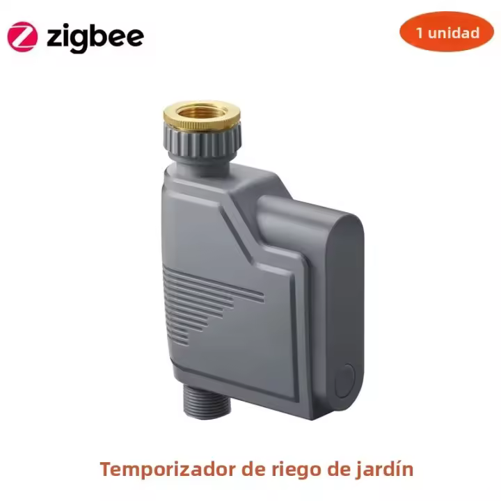 Controlador De Riego Inteligente Tuya Zigbee Con Timer Y Grabador De Flujo De Agua Sistema De Riega Drip Protección Contra Inundaciones IP66 - 1