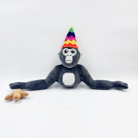 Juguete De Peluche Gorila Polychrome Gorilla Tag Monke Muñeco De Peluche Suave Para Decoración Del Sofa Dibujos Animados Regalos Creativos Para Niños - details 1